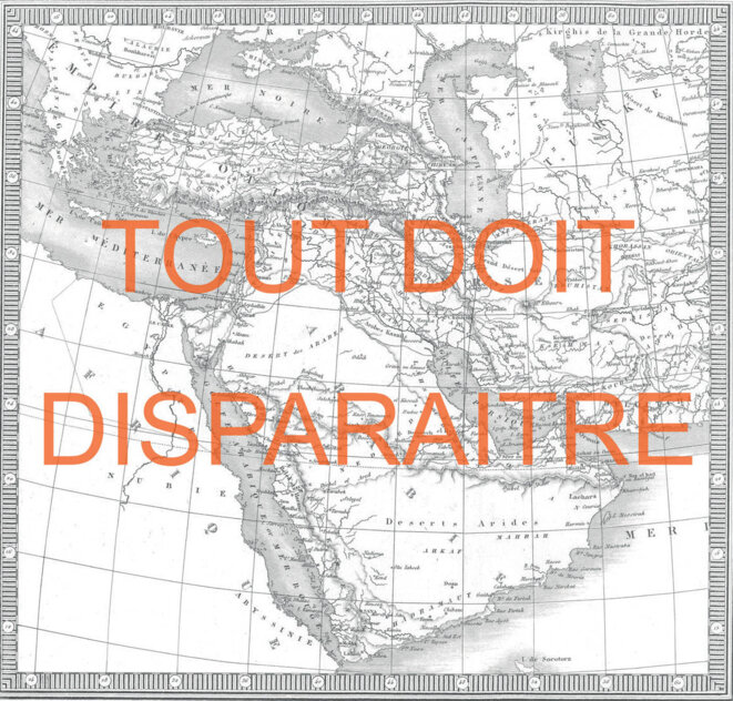 TOUT DOIT DISPARAITRE – lithographie 60 x 59 cm TOUT DOIT DISPARAITRE – lithographie 60 x 59 cm