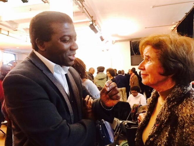 Ibrahime Sorel Keita ( vice président SOS Racisme) et Beate Klarsfeld © thierry Paul Valette - Égalité Nationale. Ibrahime Sorel Keita ( vice président SOS Racisme) et Beate Klarsfeld © thierry Paul Valette - Égalité Nationale.