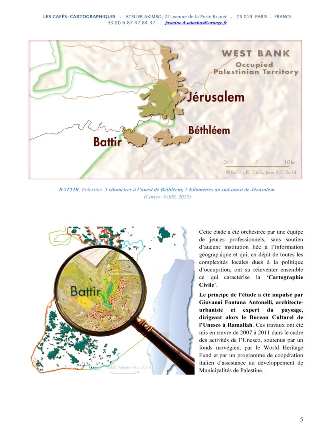 LES COLLECTIONS DE CARTES TOPOGRAPHIQUES DE BATTIR.