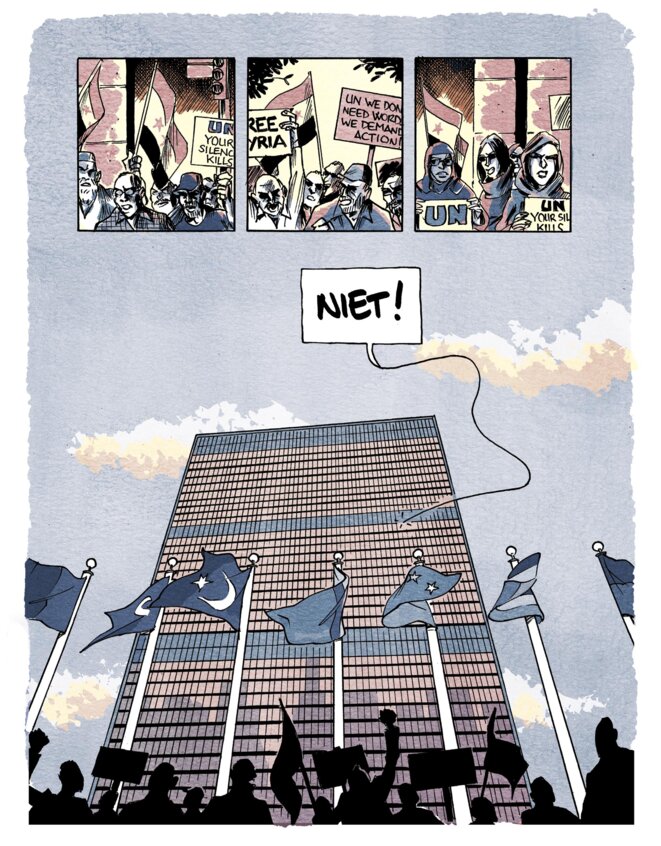 L'actu dessinée : l'impuissance de l'ONU face à la Syrie