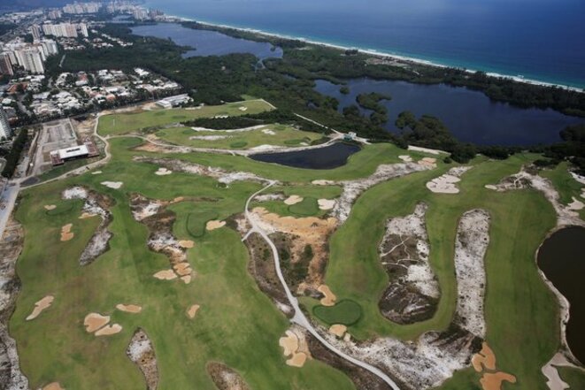 Rio 2016 - La construction du terrain de golf (sur une réserve naturelle !) a demandé 3 ans. 6 mois après les jeux, il est vide (Photo Nacho Doce) Rio 2016 - La construction du terrain de golf (sur une réserve naturelle !) a demandé 3 ans. 6 mois après les jeux, il est vide (Photo Nacho Doce)