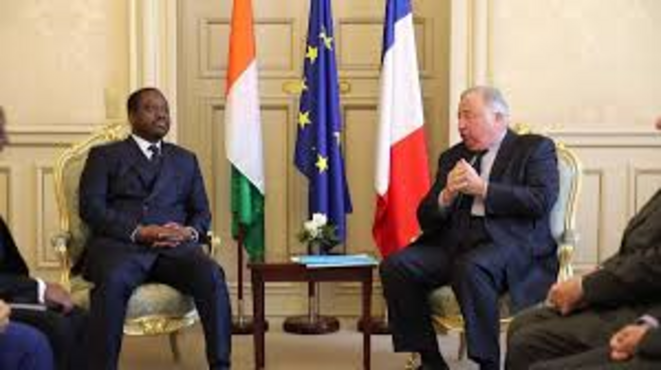 " Guillaume Soro est mon futur Président..." dixit Gérard Larcher Président du Sénat