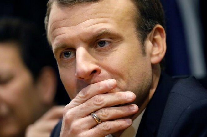 Emmanuel Macron, le 9 janvier. © Reuters Emmanuel Macron, le 9 janvier. © Reuters