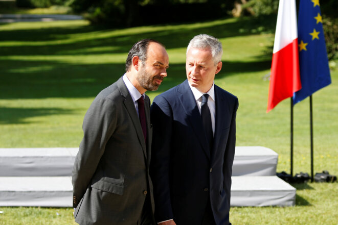 Édouard Philippe et Bruno Le Maire. © Reuters Édouard Philippe et Bruno Le Maire. © Reuters