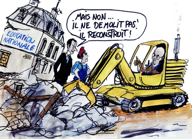 Jean Michel Blanquer aux manettes!