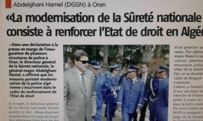 La police algérienne sur les pas des méthodes colonialistes