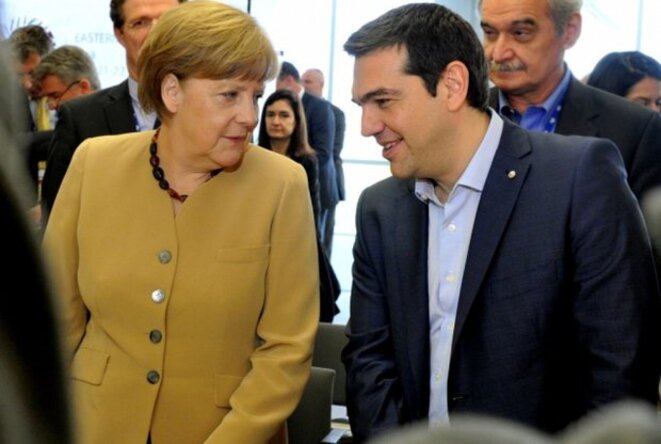 Angela Merkel et Alexis Tsipras Angela Merkel et Alexis Tsipras