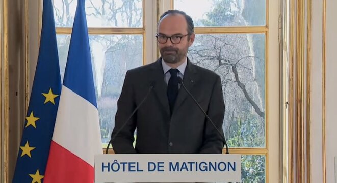 Le premier ministre lors de la présentation du plan gouvernemental sur le ferroviaire, le 26 février 2017 © DR Le premier ministre lors de la présentation du plan gouvernemental sur le ferroviaire, le 26 février 2017 © DR