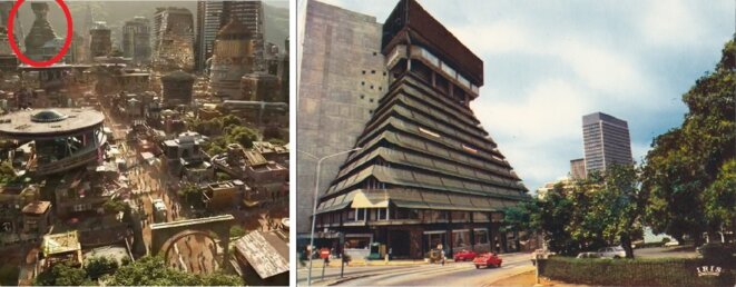 Wakanda, carte postale de la Pyramide d'Abidjan Wakanda, carte postale de la Pyramide d'Abidjan