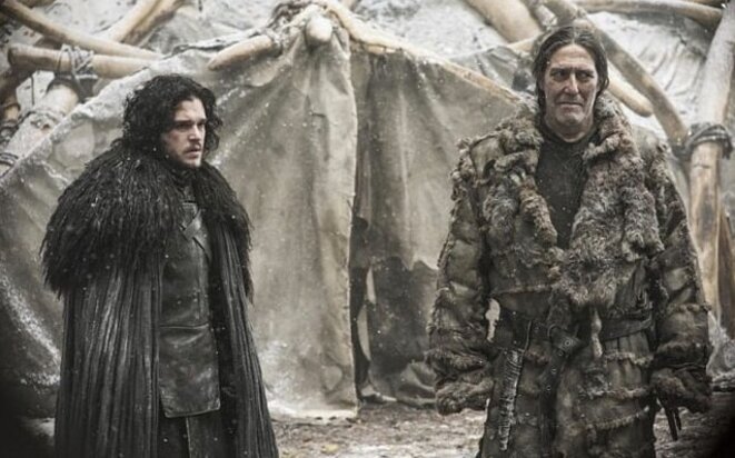 Jon Nieve (à gauche) et Mance Rayder © 'Game of Thrones' Jon Nieve (à gauche) et Mance Rayder © 'Game of Thrones'