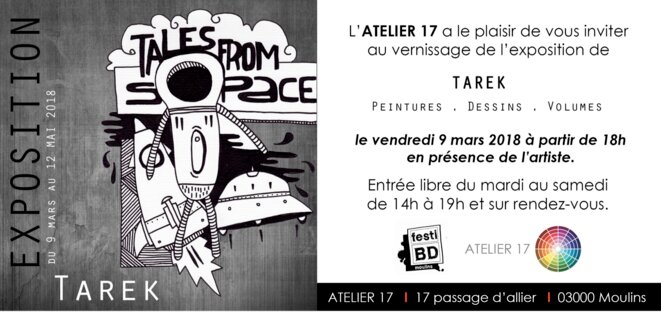 Exposition à la galerie Atelier 17