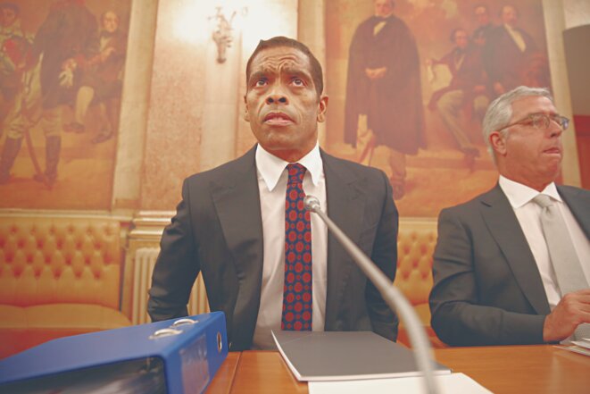 Alvaro Sobrinho lors de son audition par le Parlement portugais en 2014 © Luis Barra / Expresso