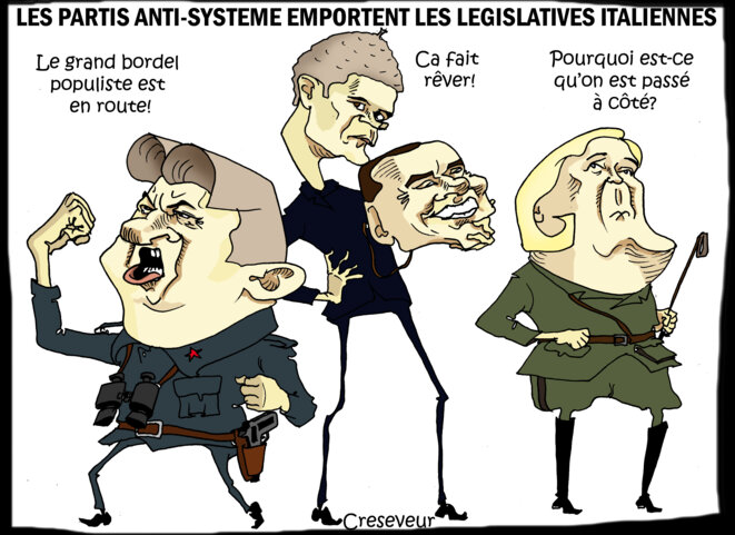 L'Italie prise par les populistes et ingouvernable