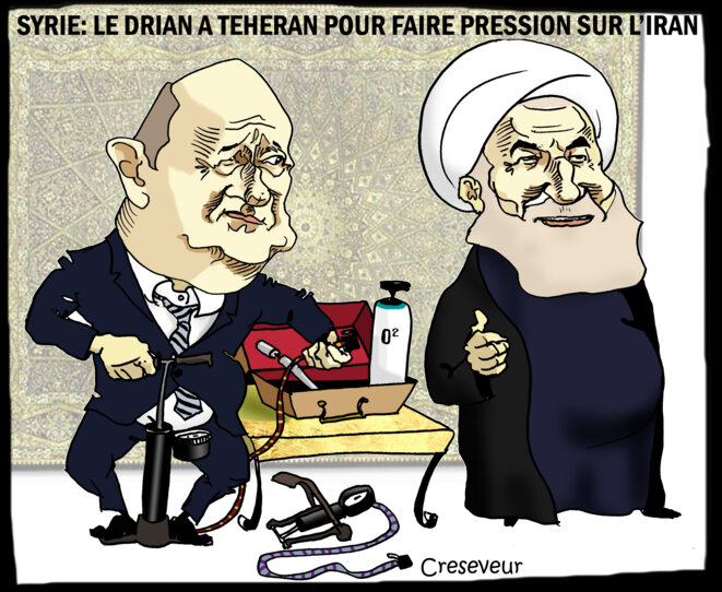 le-drian-a-teheran-pour-faire-pression-sur-liran