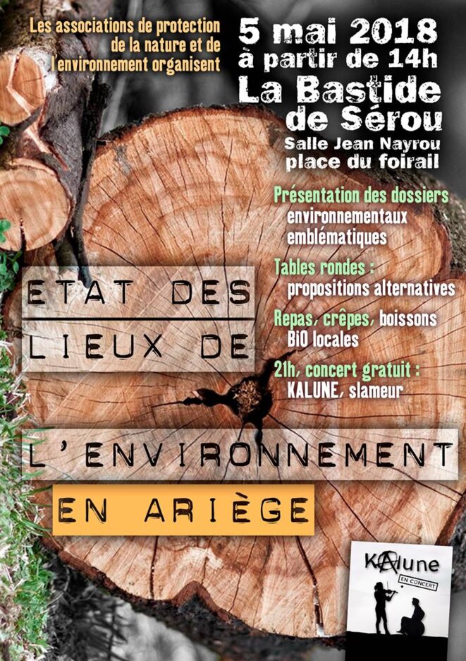 Etat des lieux de l'environnement en Ariège le 5 mai 2018
