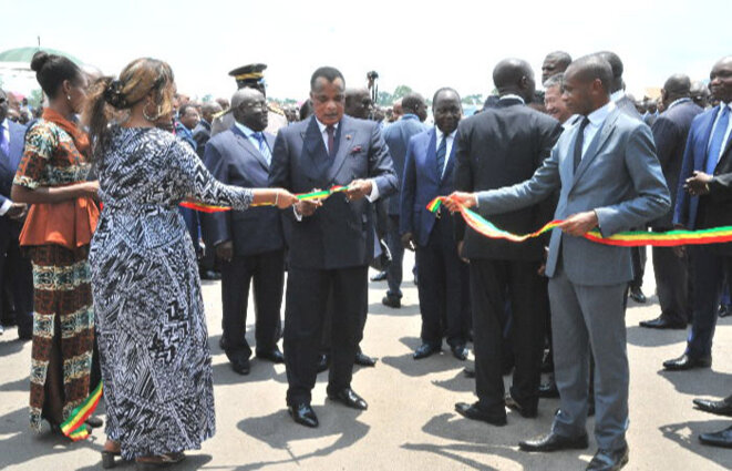 Inauguration de l'hôpital d'Oyo par Sassou Nguesso Inauguration de l'hôpital d'Oyo par Sassou Nguesso