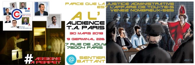 Invitation TA de Paris, 30 mars 2018 à partir de 9h30 © Kamel Daoudi Invitation TA de Paris, 30 mars 2018 à partir de 9h30 © Kamel Daoudi