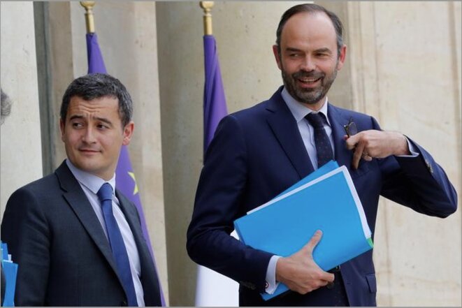 Gérald Darmanin, ministre de l'action et des comptes publics et Édouard Philippe, premier ministre. © Reuters Gérald Darmanin, ministre de l'action et des comptes publics et Édouard Philippe, premier ministre. © Reuters