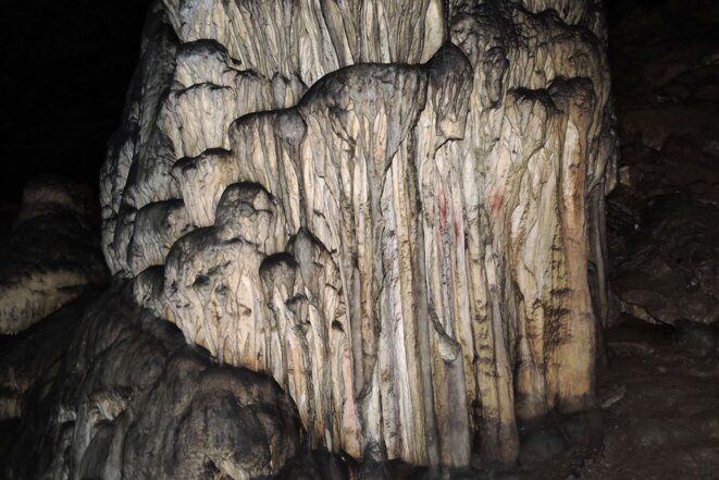 Les pigments de la grotte des Ardales. Les pigments de la grotte des Ardales.