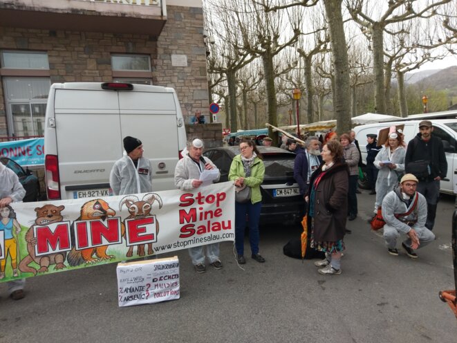 Jacques Renoud de Stop Mine Salau © Favier Jacques Renoud de Stop Mine Salau © Favier