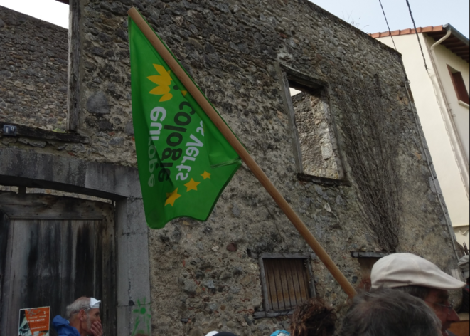 Drapeau EELV © Favier Drapeau EELV © Favier