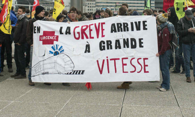 La cagnotte de soutien aux cheminots dépasse 500.000 euros