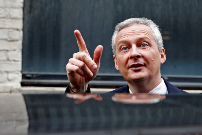 Bruno Le Maire, ministre de l'économie et des finances. © Reuters Bruno Le Maire, ministre de l'économie et des finances. © Reuters