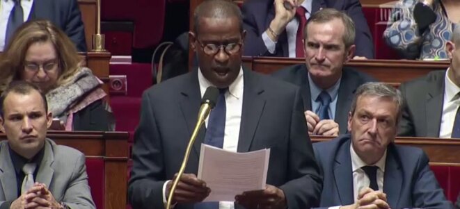 Max Mathiasin © Capture d'écran / Assemblée nationale Max Mathiasin © Capture d'écran / Assemblée nationale