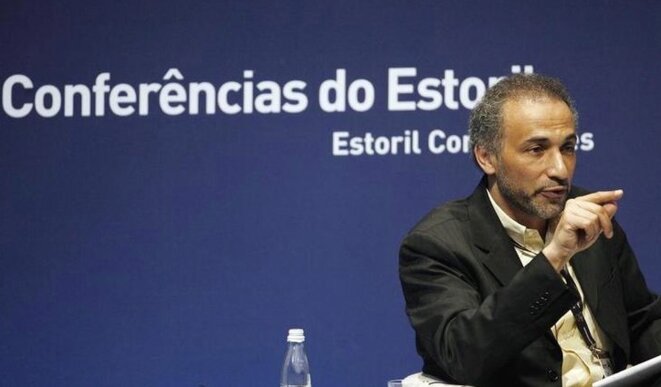 Tariq Ramadan le 9 mai 2009, lors d'une conférence au Portugal. © Reuters Tariq Ramadan le 9 mai 2009, lors d'une conférence au Portugal. © Reuters