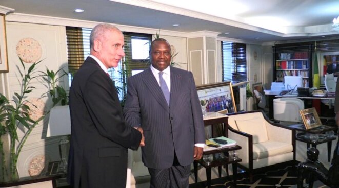 L’ambassadeur des USA chez le Ministre BOUYA