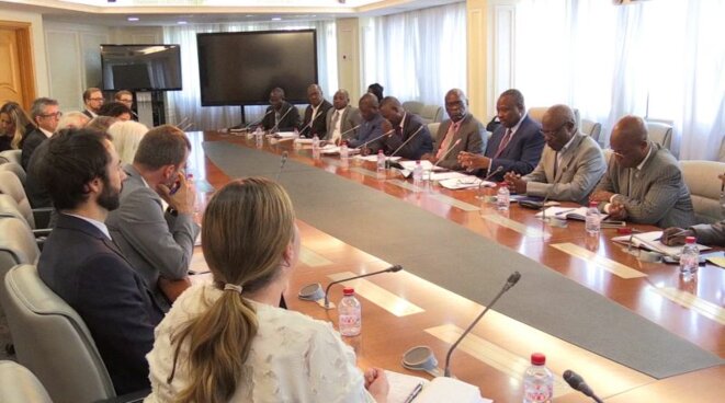 La délégation du CAFI reçue par le ministre BOUYA