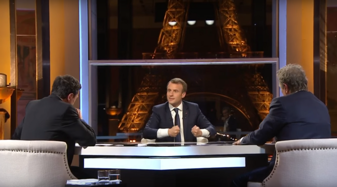 Emmanuel Macron, interview du 15 avril Emmanuel Macron, interview du 15 avril