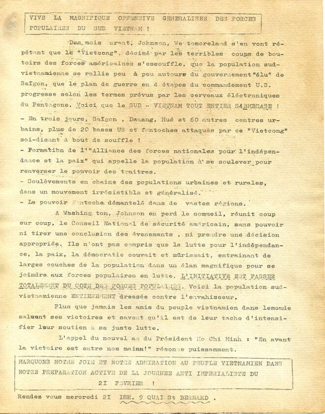 suite © comité Vietnam de base de la fac des sciences 1968 suite © comité Vietnam de base de la fac des sciences 1968