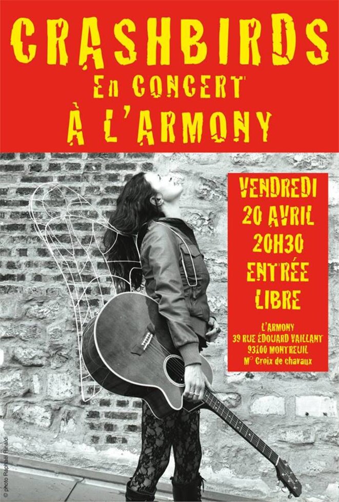 Crashbird à l'armony © Crashbird Crashbird à l'armony © Crashbird