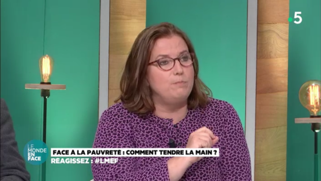 Claire Hédon, au cours du débat. Claire Hédon, au cours du débat.