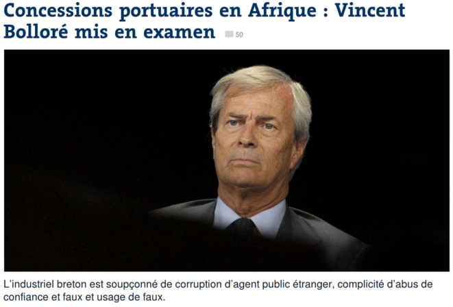 http://www.lemonde.fr/police-justice/article/2018/04/25/concessions-portuaires-en-afrique-vincent-bollore-mis-en-examen_5290691_1653578.html http://www.lemonde.fr/police-justice/article/2018/04/25/concessions-portuaires-en-afrique-vincent-bollore-mis-en-examen_5290691_1653578.html