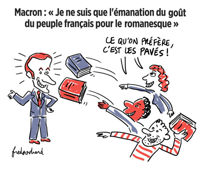 Macron dans ses œuvres