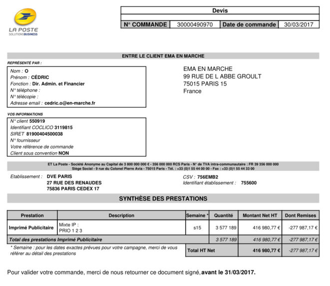 Même LaPoste fait des remises à Macron ! 1 Même LaPoste fait des remises à Macron ! 1
