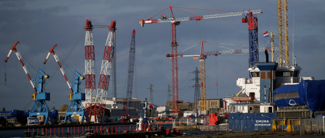 Chantiers de Saint-Nazaire. © Reuters Chantiers de Saint-Nazaire. © Reuters