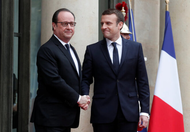 Macron et Hollande Macron et Hollande