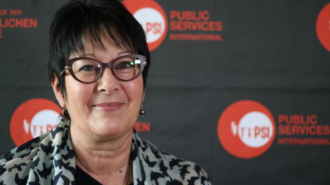 Rosa Pavanelli, secrétaire générale de l'ISP Rosa Pavanelli, secrétaire générale de l'ISP