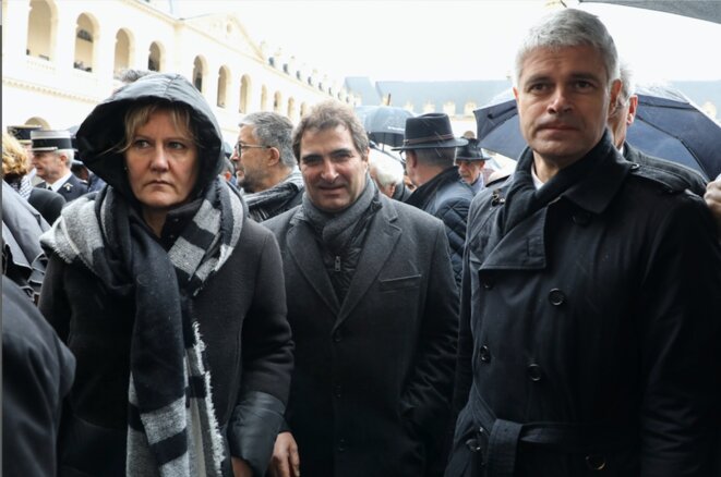 Nadine Morano, Christian Jacob et Laurent Wauquiez. © Reuters Nadine Morano, Christian Jacob et Laurent Wauquiez. © Reuters