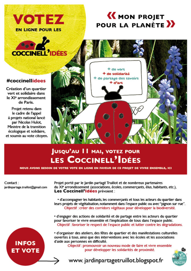 Votez Coccinell'Idées pour engager la transition