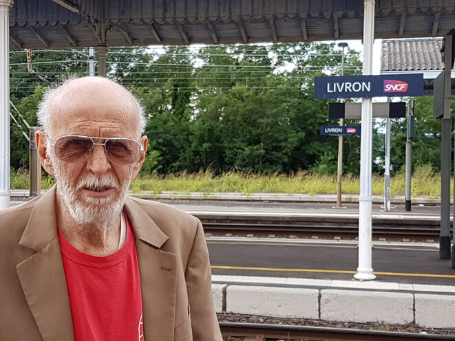 Eté 2017 Gérard-Aimé à la gare de Livron © Michel Puech Eté 2017 Gérard-Aimé à la gare de Livron © Michel Puech
