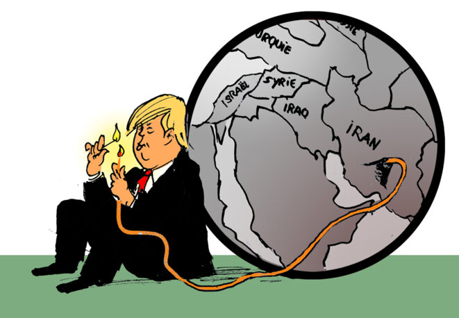 La diplomatie selon Trump.