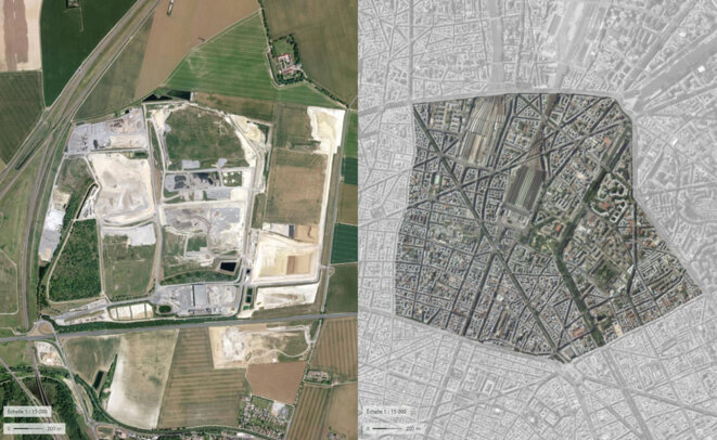 Décharge de Claye-Souilly en Seine-et-Marne : 289 hectares dédiés au stockage des déchets, l’équivalent du 10ème arrondissement © fair Décharge de Claye-Souilly en Seine-et-Marne : 289 hectares dédiés au stockage des déchets, l’équivalent du 10ème arrondissement © fair