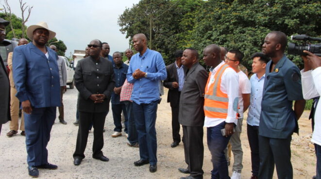 Visite de la RN2 par le premier ministre