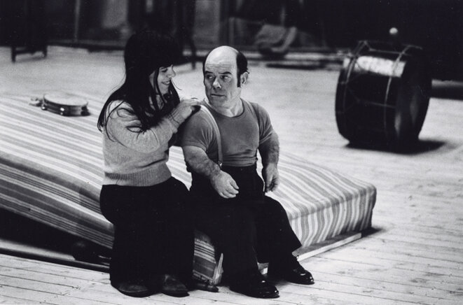 Marcel Guégan et Patricia Hamida dans Turandot -1974 © Gilles Walusinski Marcel Guégan et Patricia Hamida dans Turandot -1974 © Gilles Walusinski