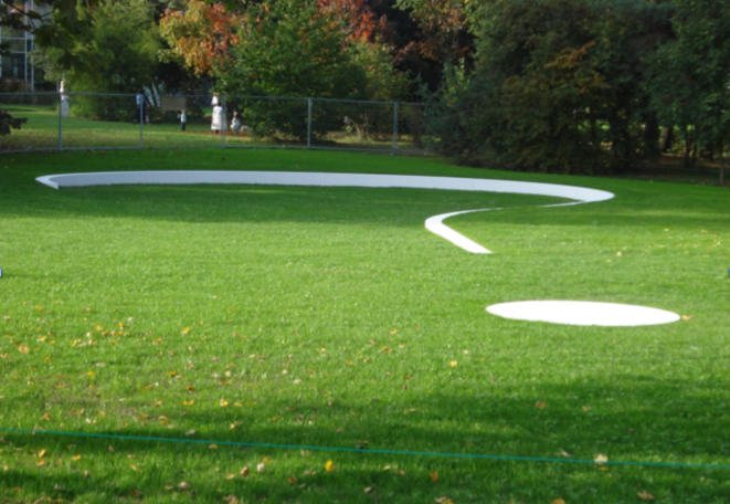 Le Jardin des Disparus, Meyrin. Installation d'Anne Blanchet, 2010 Le Jardin des Disparus, Meyrin. Installation d'Anne Blanchet, 2010