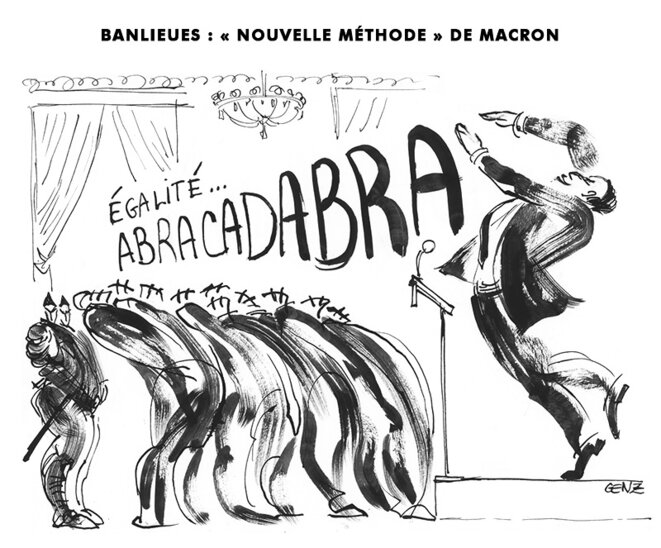 Banlieues : «Nouvelle méthode» de Macron